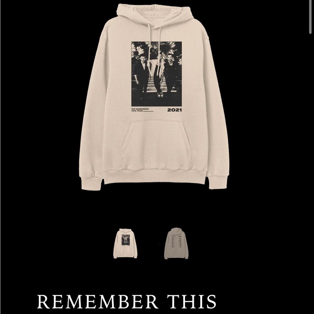 Jonas Brothers Brown Hoodie Remember This Tour
